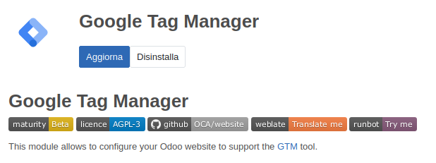 Gestione cookies banner